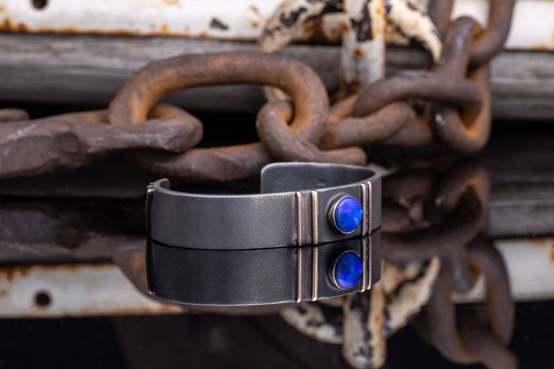 Carter Cuff Boulder Opal | Jewelry - Bracelets and Bangles | Comstock Heritage