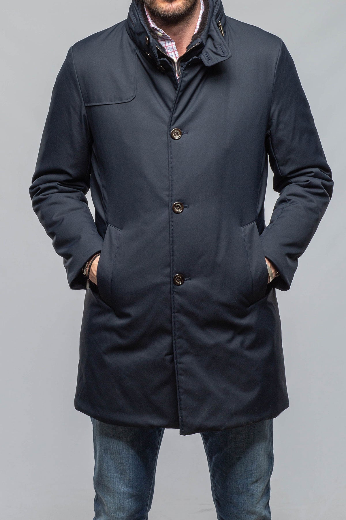 Fairmont Performance Jacket In Navy | Warehouse - Mens - Outerwear - Cloth | Gimo's