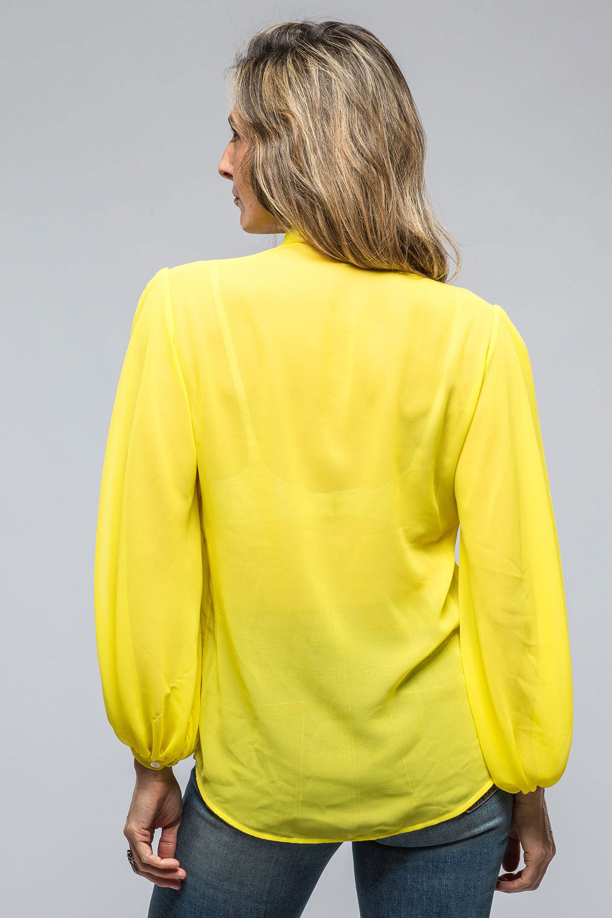 Juliette Flowy Shirt In Yellow | Ladies - Blouses | Mazzarelli