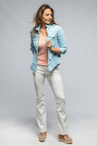 Sweetwater Denim Shirt In Washed Periwinkle | Ladies - Tops | Axels Premium Denim