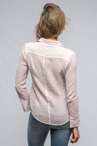 Jules Crepe Cotton Button Down In Rose | Ladies - Tops | Dune