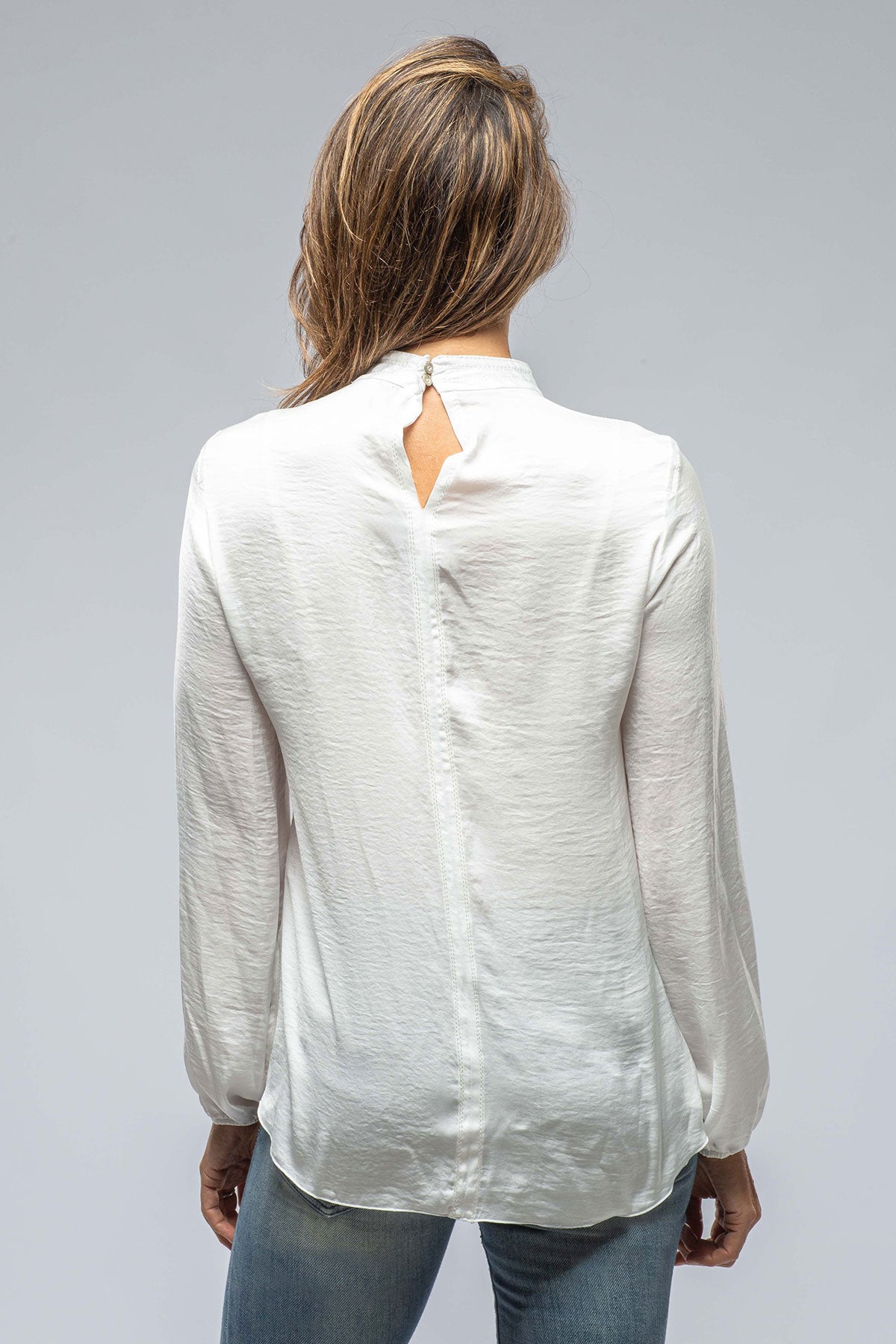 Beate Heymann Mave Fringe Front Blouse In White Ladies - Blouses