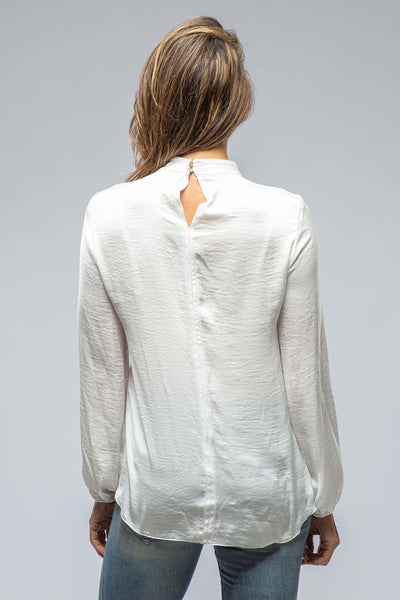 Beate Heymann Mave Fringe Front Blouse In White Ladies - Blouses