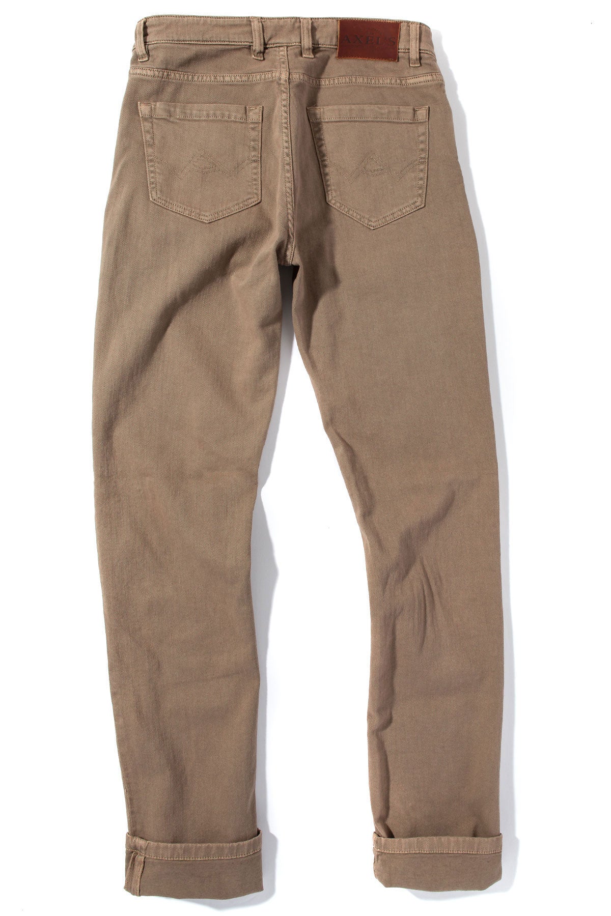Taos Slim Cotton/Linen Denim in Tortora | Mens - Pants - 5 Pocket | Axels Premium Denim