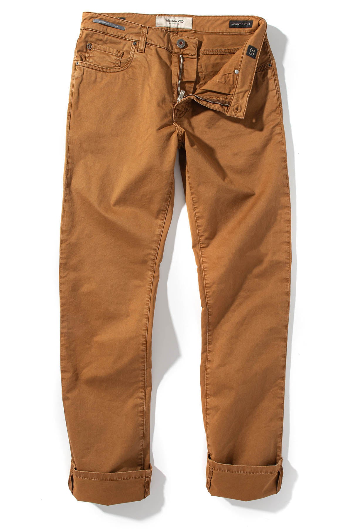 Summit 5-Pocket Cotton Twill In Cammello | Mens - Pants - 5 Pocket | Teleria Zed