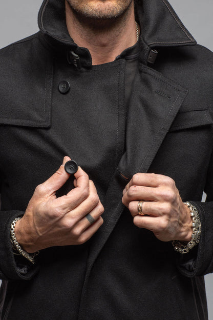 Burks Wool/Cashmere Shearling Jacket