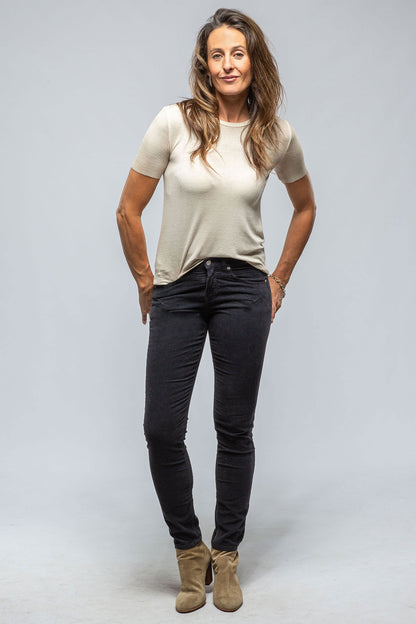 MAC Rich Slim Cord in Night Grey | Ladies - Pants | Mac Jeans