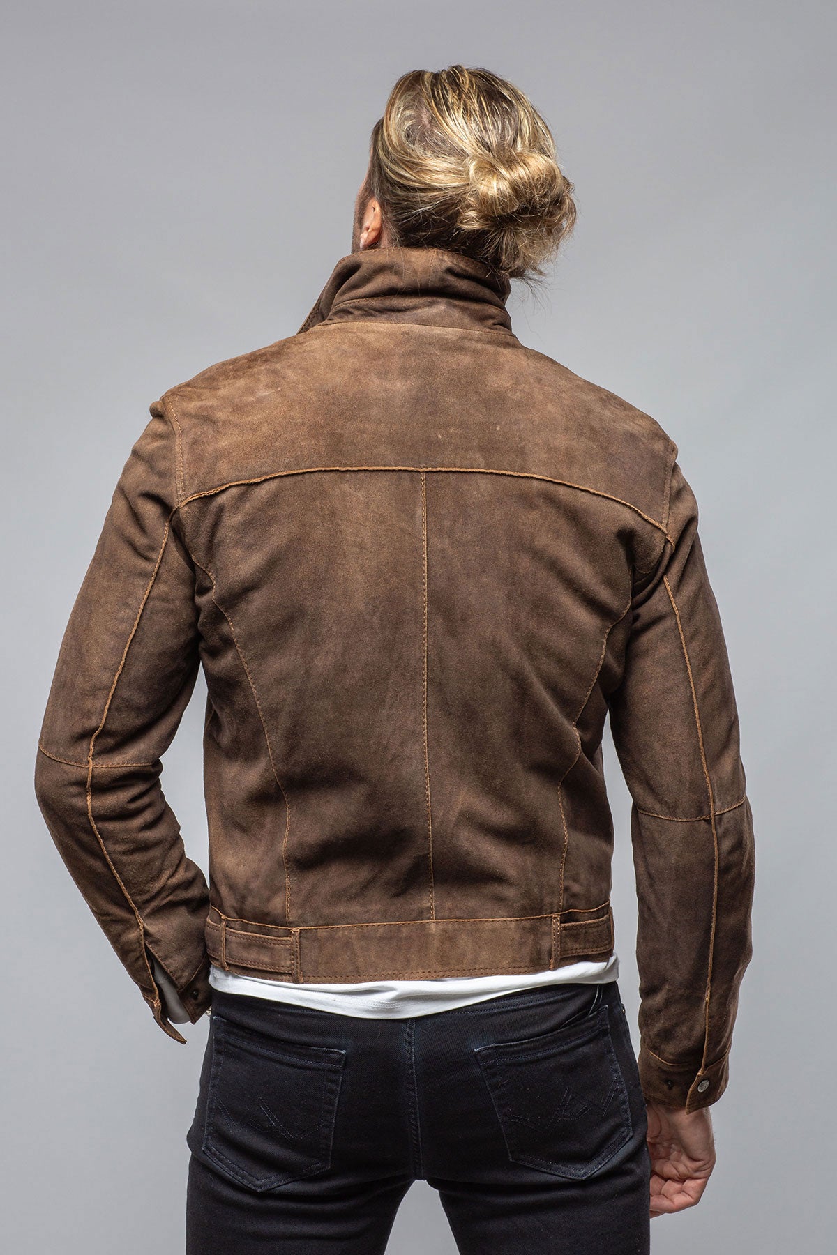 Nix Suede Jacket | Samples - Mens - Outerwear - Leather | Gimo's