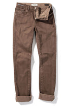 Jackson Slim Cotton Twill In Tortora | Mens - Pants - 5 Pocket | Teleria Zed