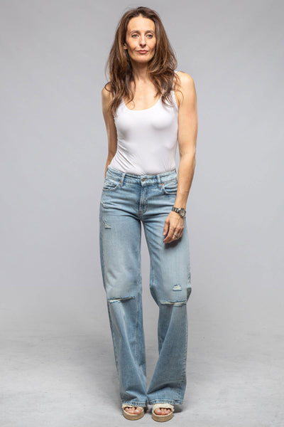 Cambio | Aimee Super Bleached Destroyed Jean | Ladies - Pants - Jeans 