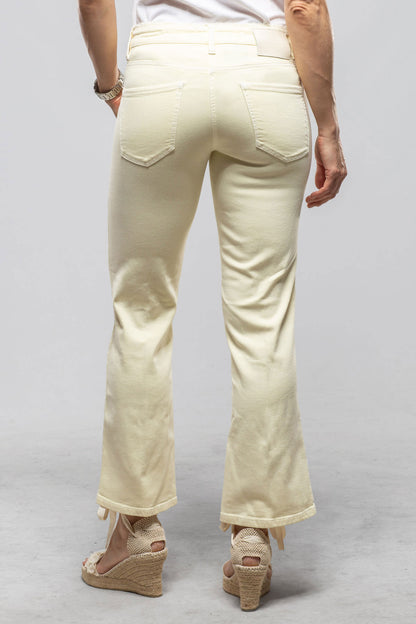 Cambio Francesca Cropped Jean In Yellow Ladies - Pants - Jeans
