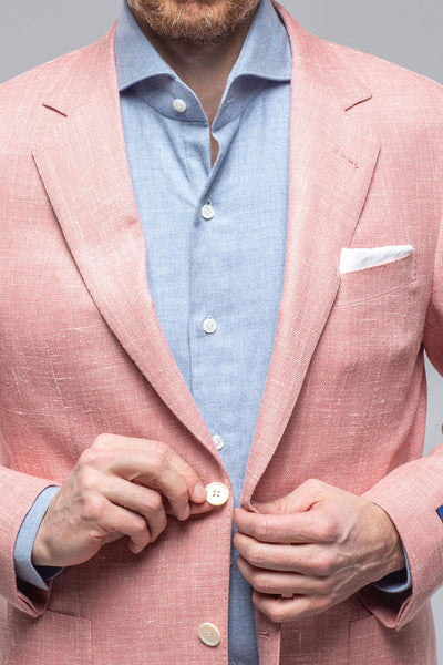 Castangia Vervet Colorful Sport Coat in Red Mens - Tailored - Sport Coats