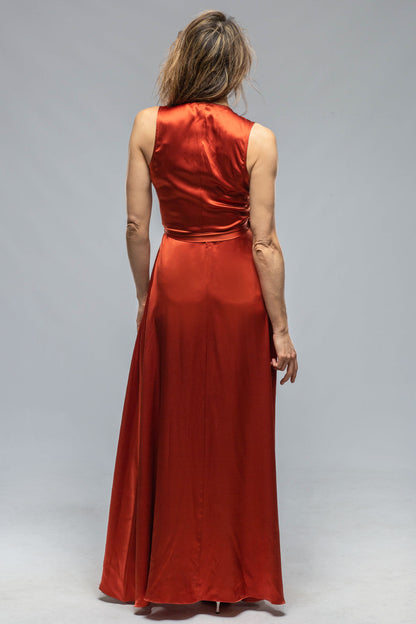 Frontward Wrap Dress In Tomato | Ladies - Evening Wear | VOZ