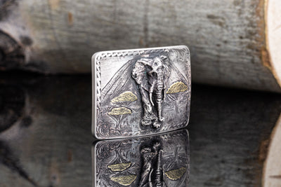 Comstock Heritage AB Elephant Trophy Buckle Belts And Buckles - Trophy