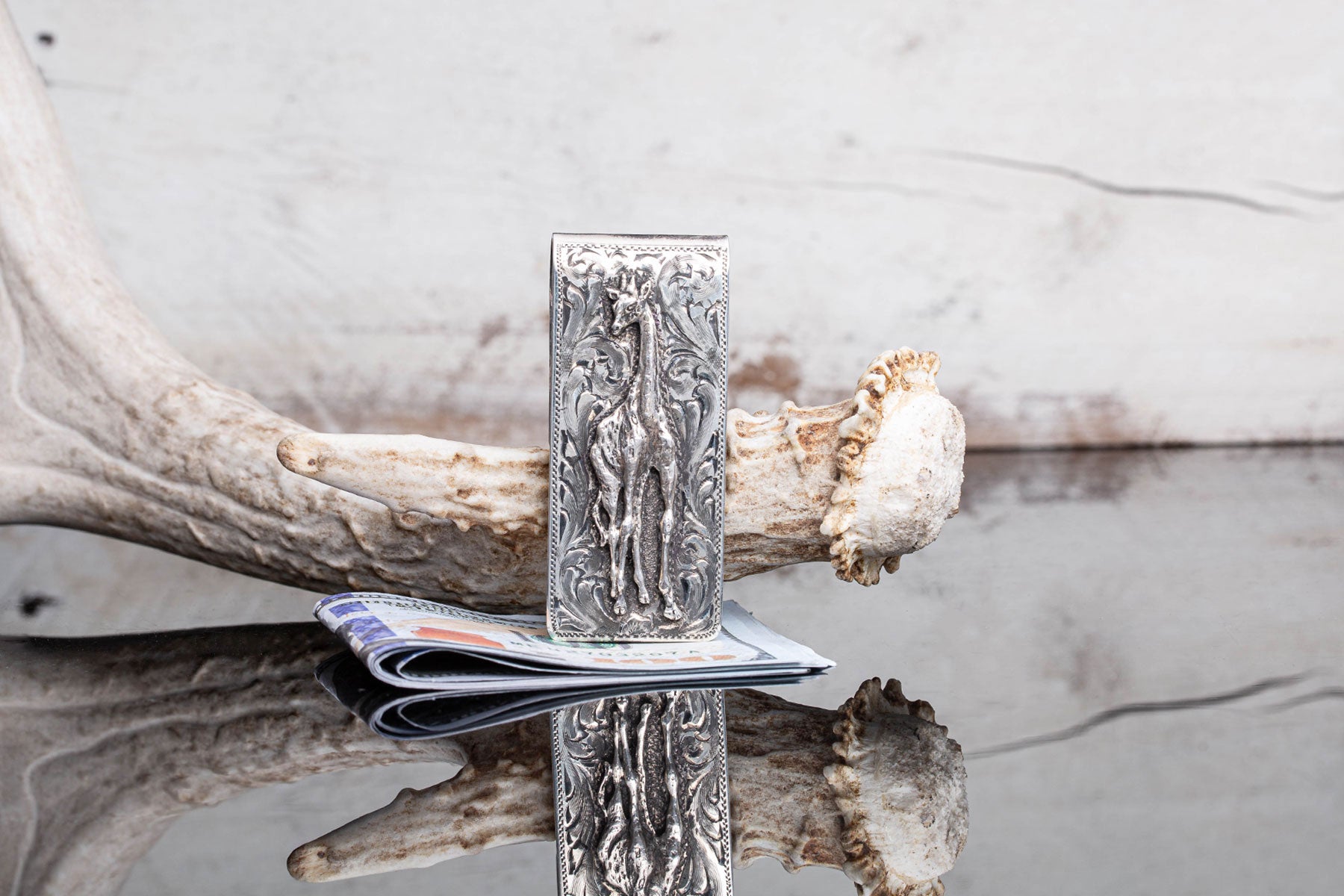 Comstock Heritage AB Giraffe Money Clip Mens - Accessories - Money Clips