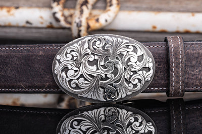 Comstock Heritage AO Leon Swirl Belt Buckle Belts And Buckles - Trophy