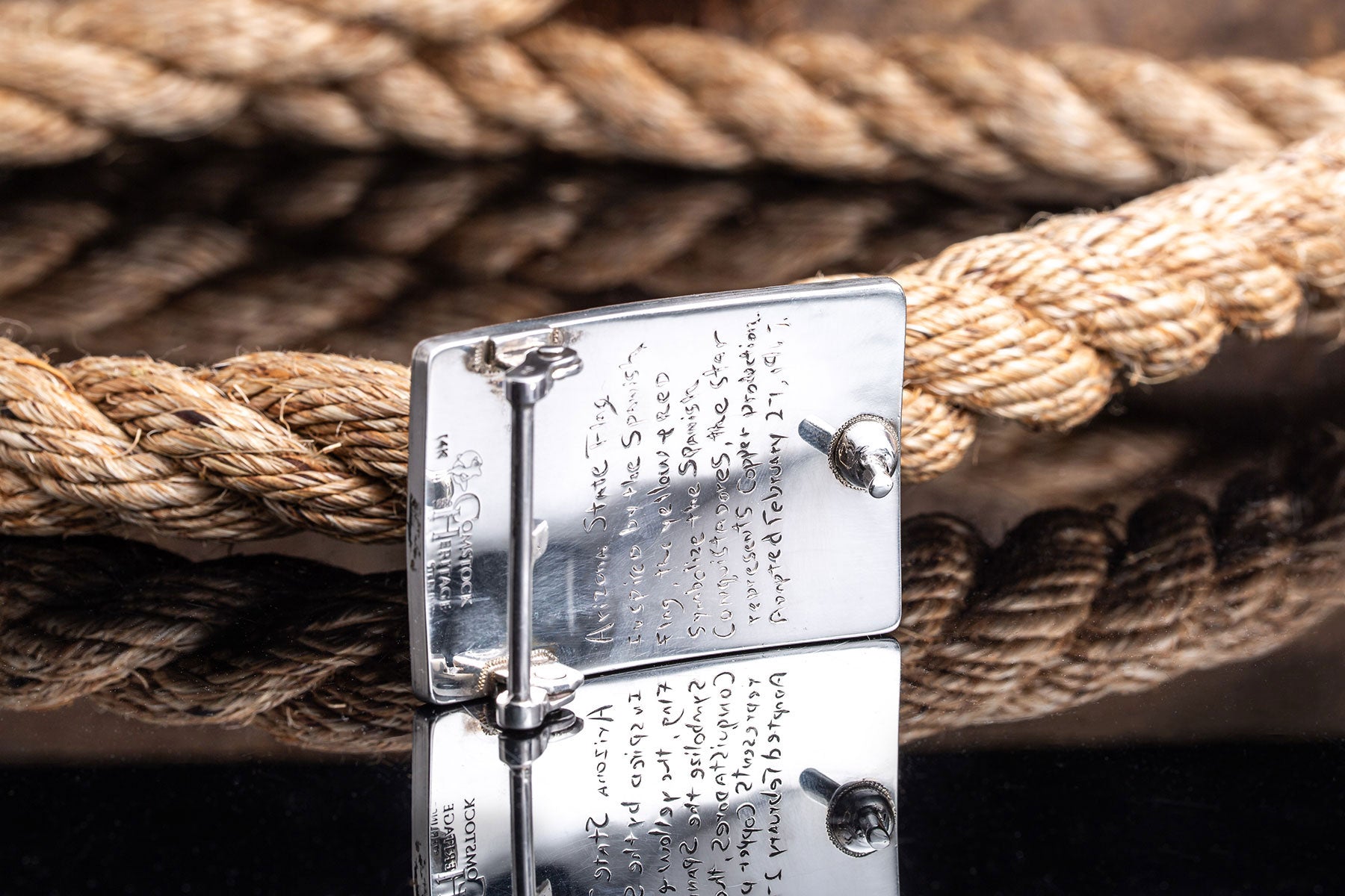 Comstock Heritage Arizona Flag Buckle Belts And Buckles - Trophy