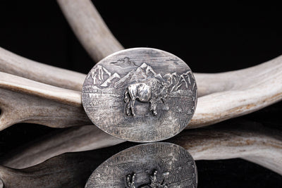 Comstock Heritage Buffalo Ranchwear Tumble Finished Belts And Buckles - Trophy