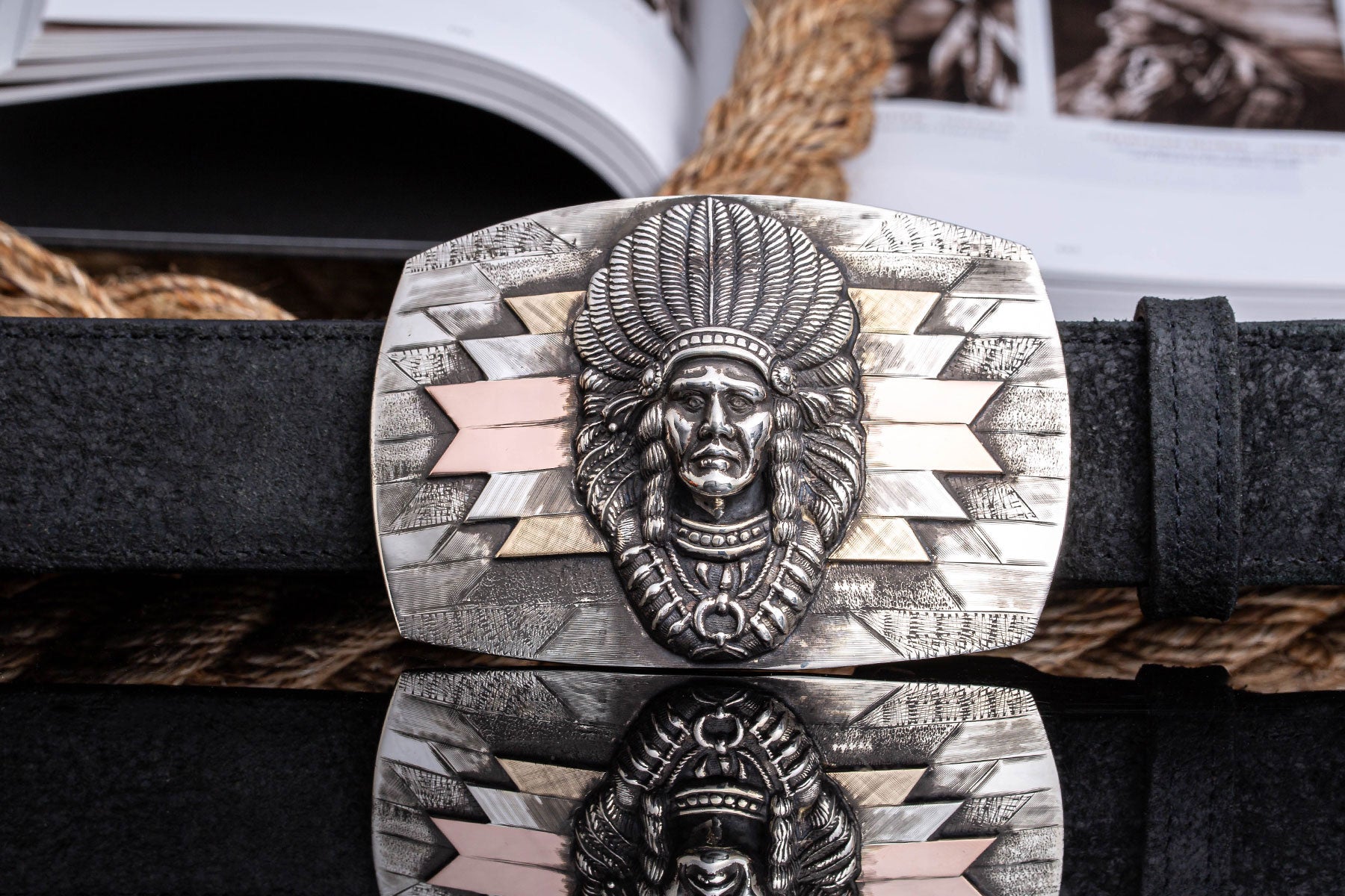 Comstock Heritage Green River Chief Trophy Buckle Belts And Buckles - Trophy