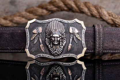 Comstock Heritage Heraldic Ute 14k Trophy Buckle Belts And Buckles - Trophy