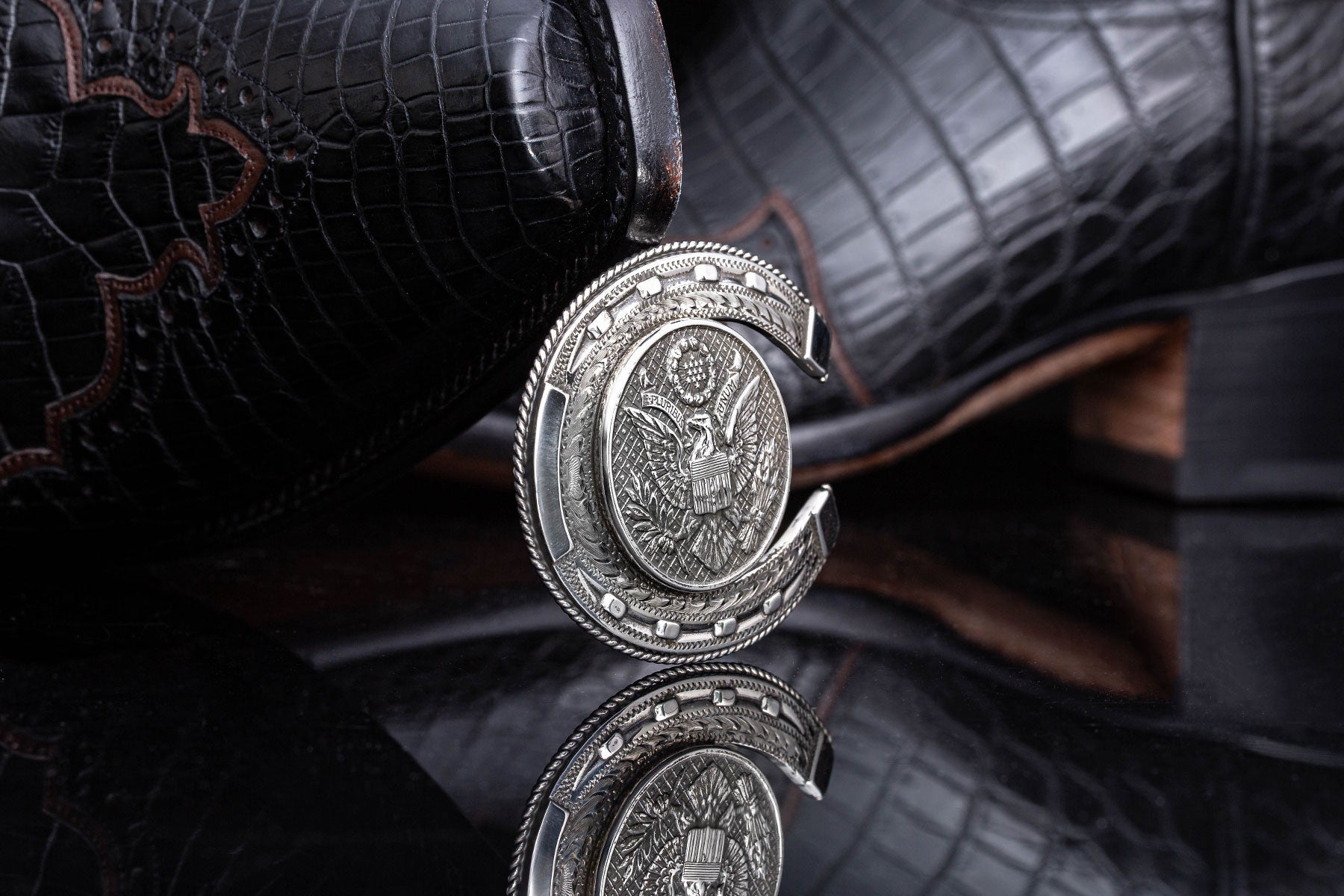 Comstock Heritage Horseshoe Seal Trophy Buckle Belts And Buckles - Trophy