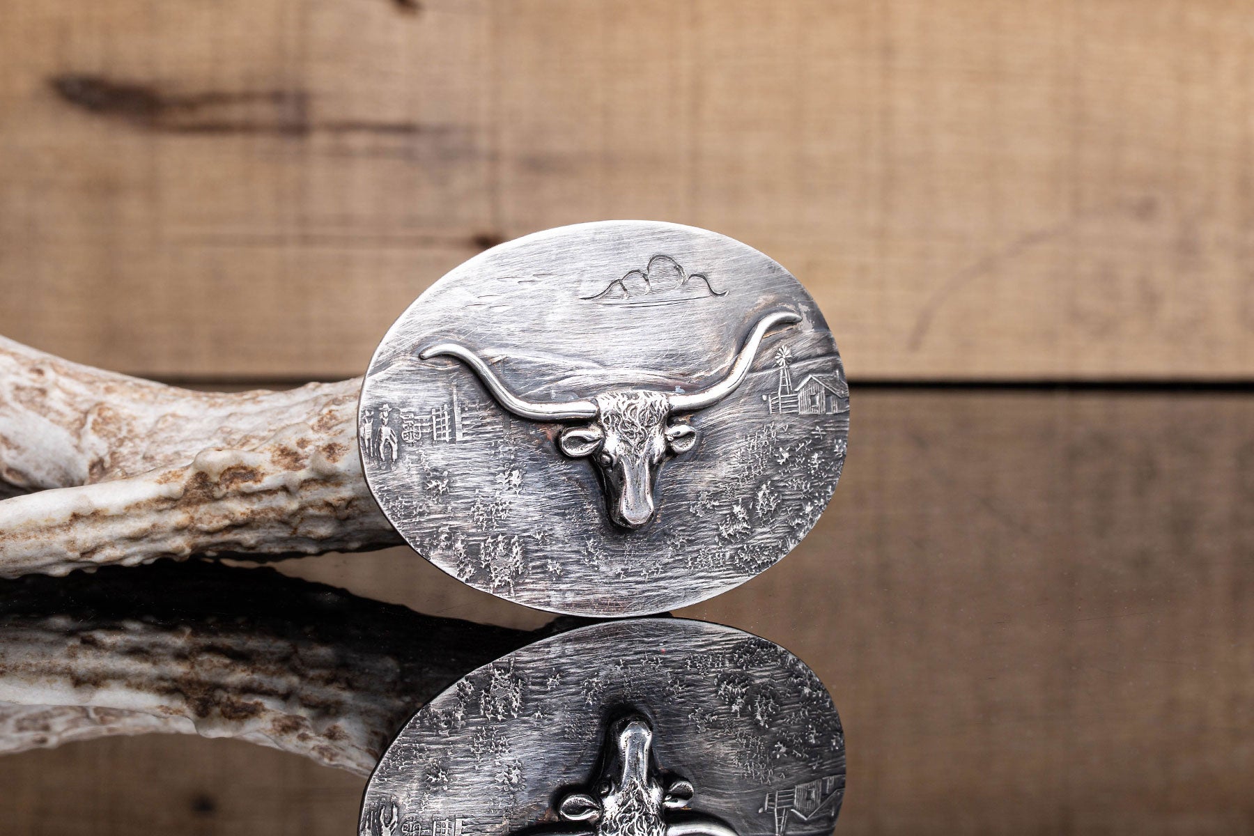 Comstock Heritage Longhorn Ranchwear Belts And Buckles - Trophy