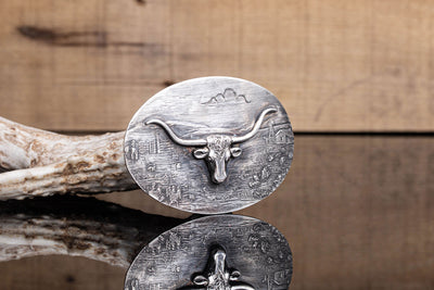 Comstock Heritage Longhorn Ranchwear Belts And Buckles - Trophy
