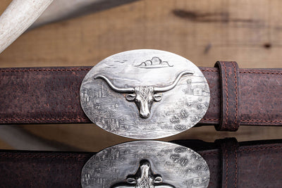 Comstock Heritage Longhorn Ranchwear Belts And Buckles - Trophy