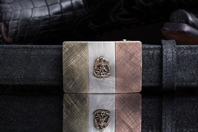 Comstock Heritage Mason Flag Mexico Belts And Buckles - Trophy