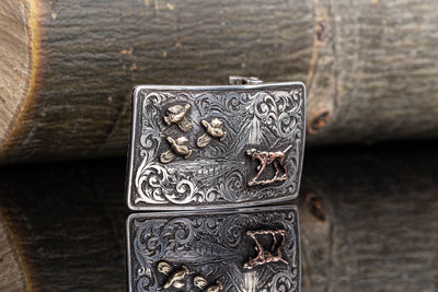 Comstock Heritage Mason Quail Hunt 14K Belts And Buckles - Trophy