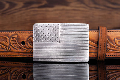 Comstock Heritage Mason US Flag Trophy Buckle Belts And Buckles - Trophy