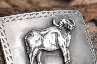 Comstock Heritage Mason Water Buffalo Buckle Belts And Buckles - Trophy