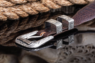 Comstock Heritage Oil Derrick 4-Piece Ranger Buckle Set Belts And Buckles - Buckle Sets