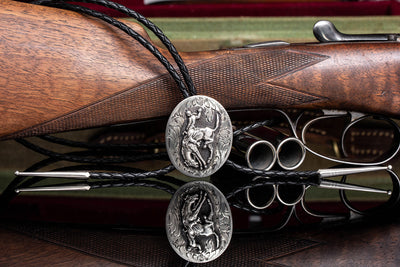 Comstock Heritage Oval Bronc Rider Bolo Tie Mens - Accessories - Bolo Tie