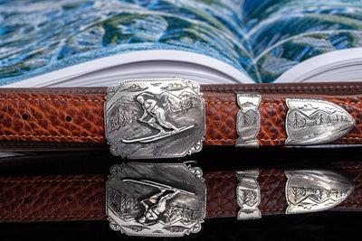 Comstock Heritage Riva Skier Buckle Set Belts And Buckles - Buckle Sets