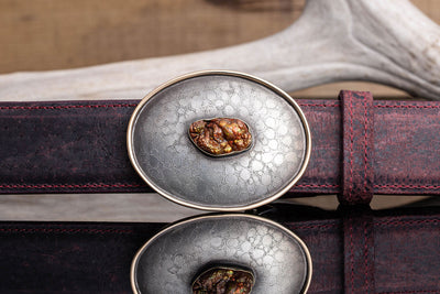 Comstock Heritage Sutro Fire Agate Belts And Buckles - Trophy