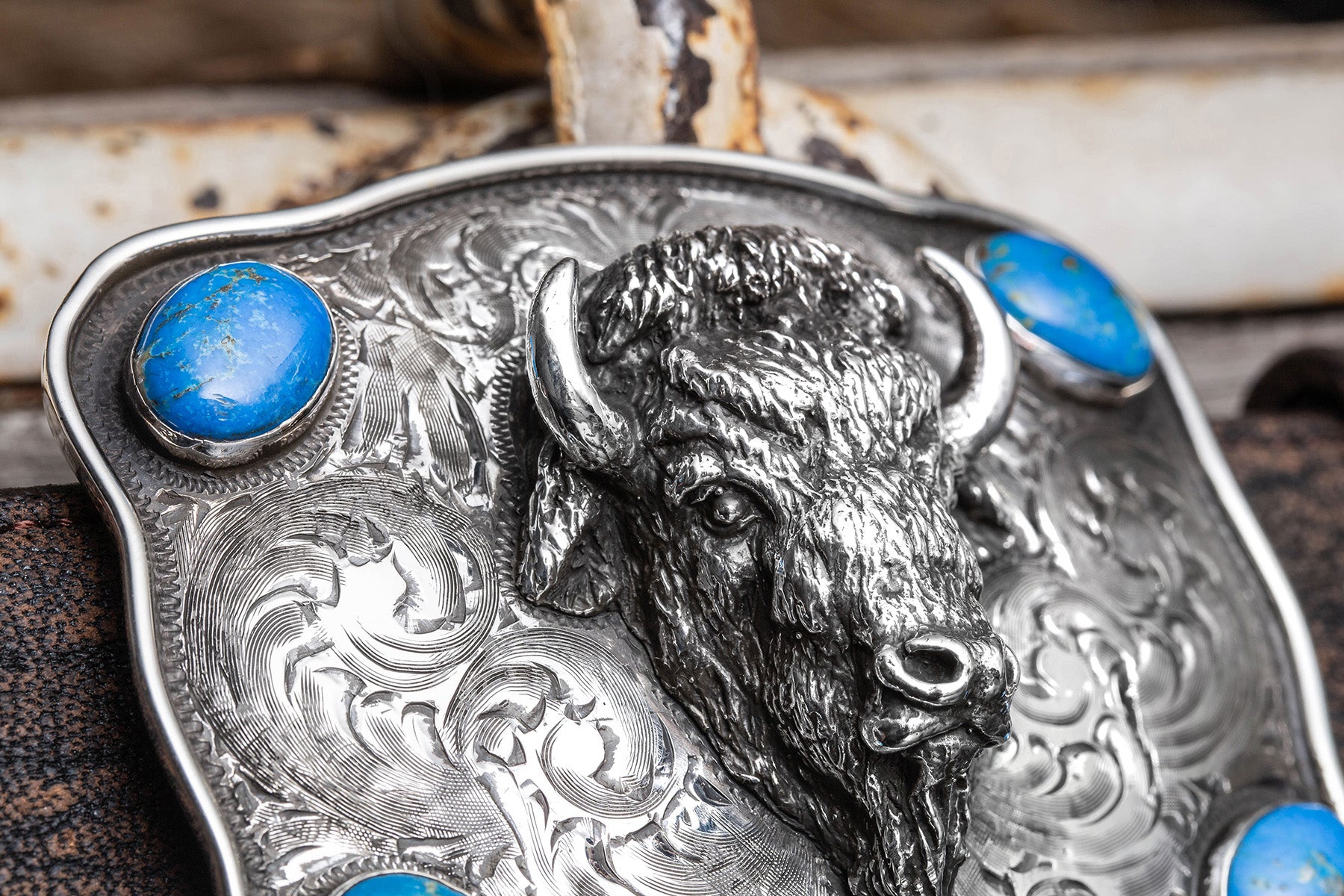 Comstock Heritage Yellowstone Buffalo Trophy Buckle Belts And Buckles - Trophy