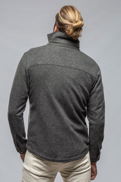 Sooter Cashmere Shirt In Charcoal | Mens - Sweaters | Axels-BDSR