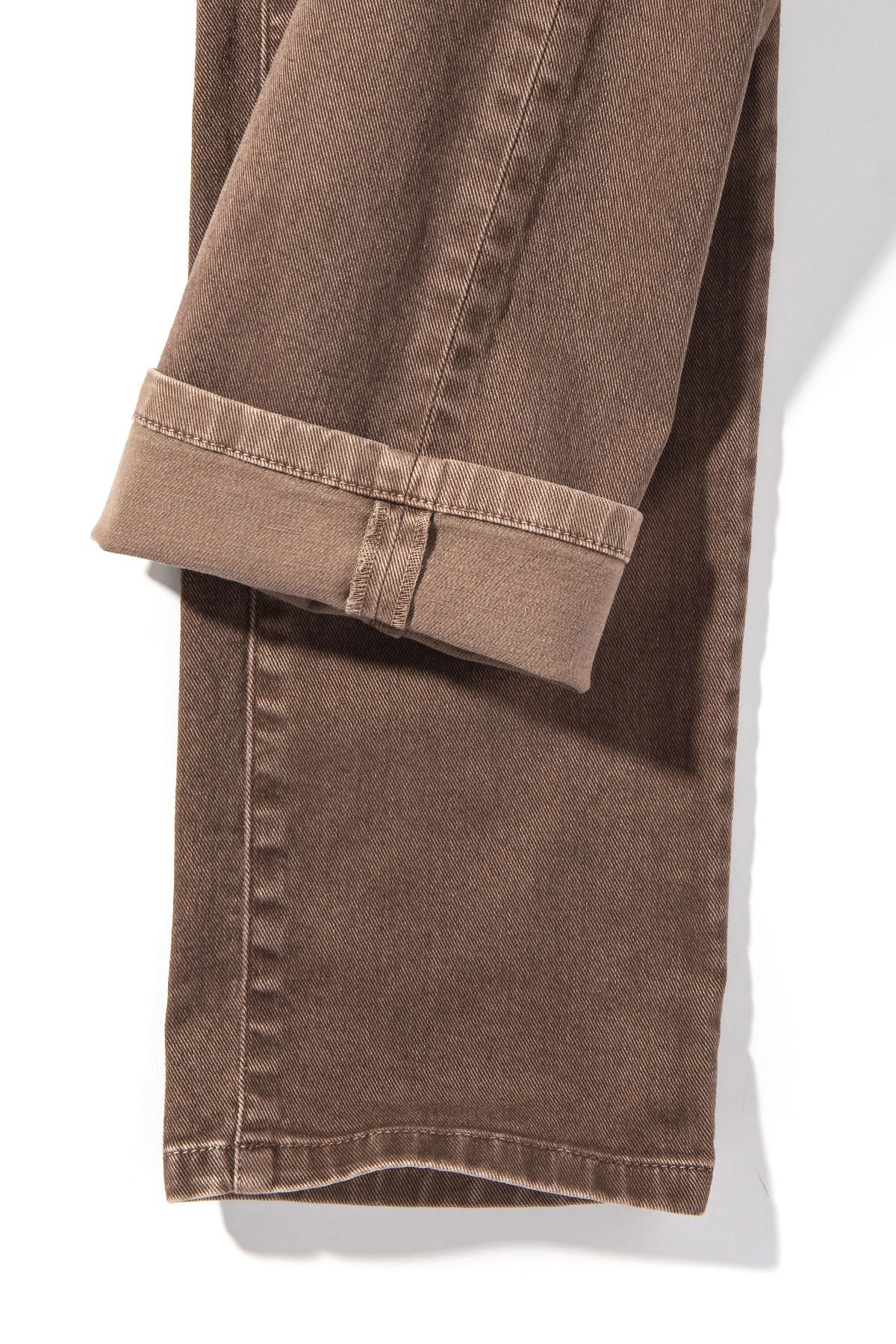 Jackson Slim Cotton Twill In Tortora | Mens - Pants - 5 Pocket | Teleria Zed