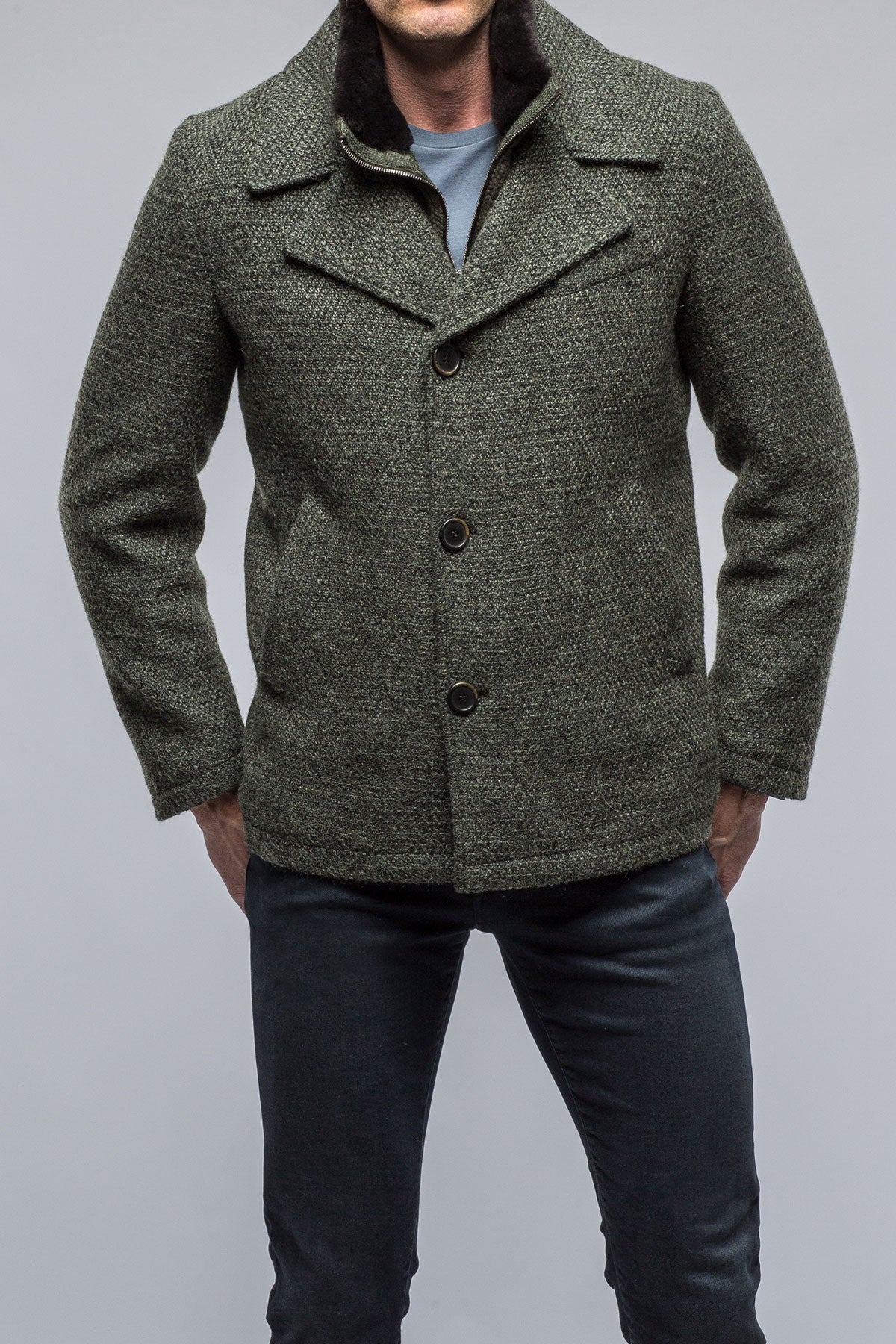 Bodie Wool/Mohair Jacket | Samples - Mens - Outerwear - Cloth | Gimo's