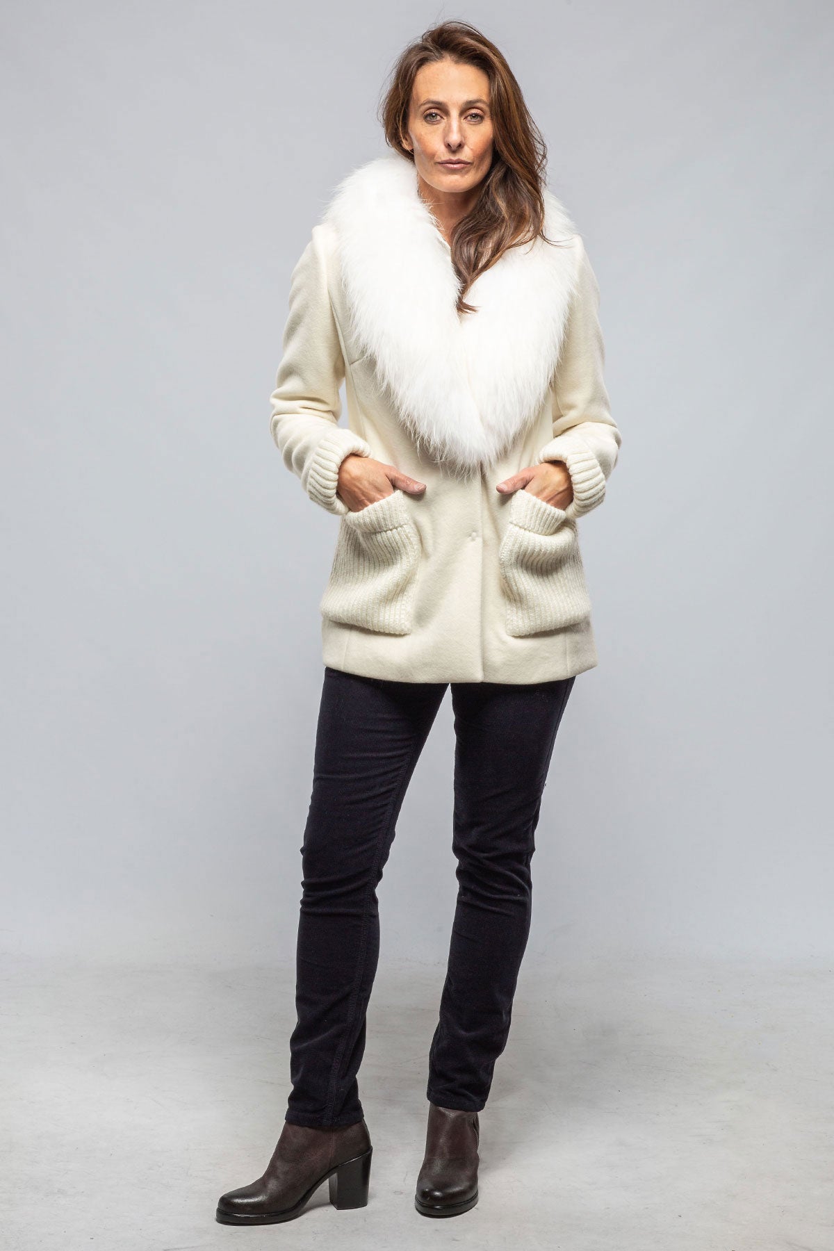 Kay Virgin Wool Coat | Samples - Ladies - Outerwear - Cloth | DiBello