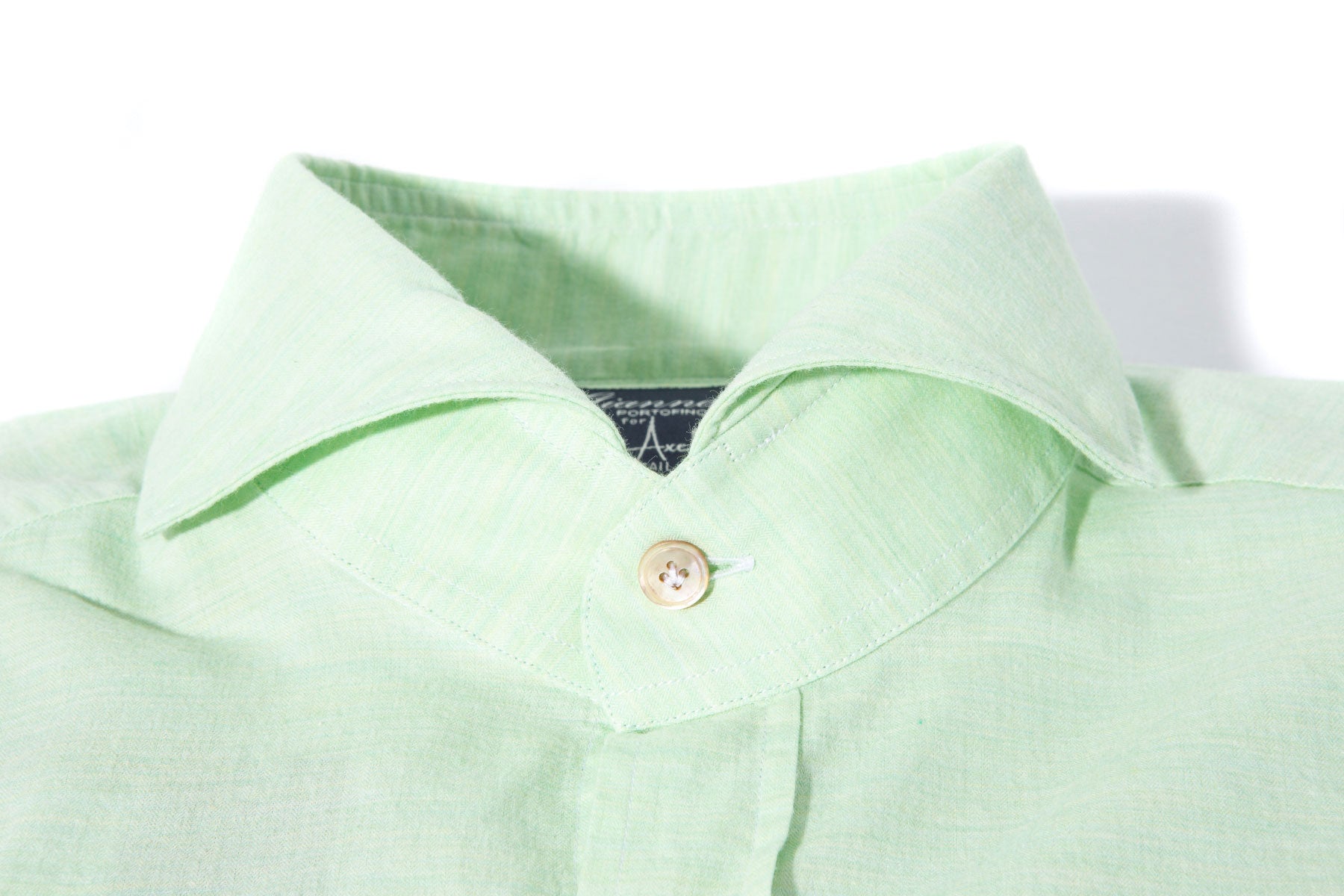 Diablo Cotton Shirt in Green | Mens - Shirts - Dress | Giannetto Portofino