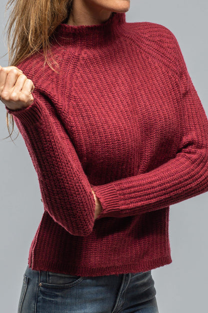 Gita Raw Edge Short Waffle Stitch Pullover