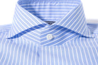 Alco Cotton Pin Point Stripe Shirt | Mens - Shirts | Finamore Napoli