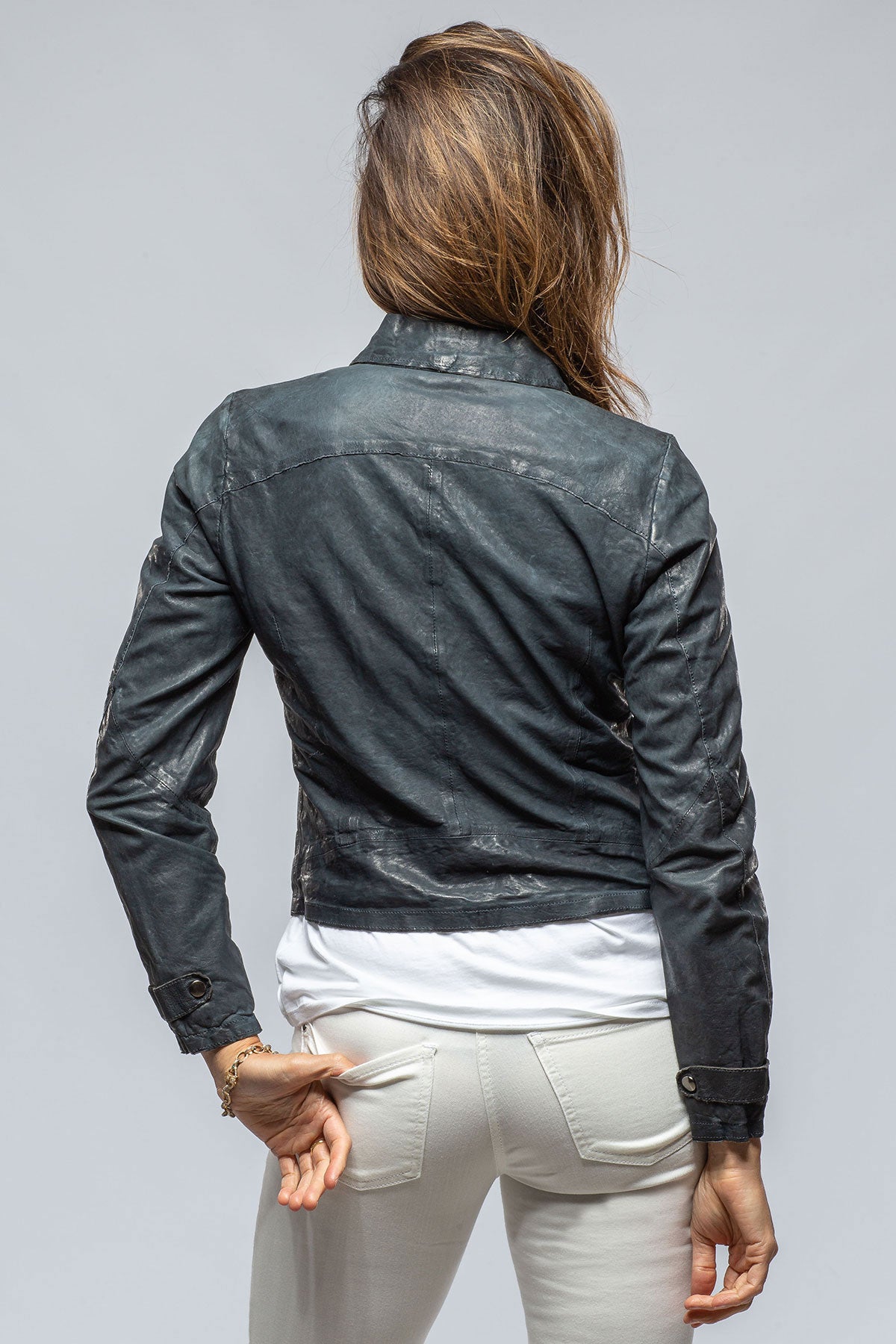 Cami Washed Nappa Moto | Samples - Ladies - Outerwear - Leather | DiBello