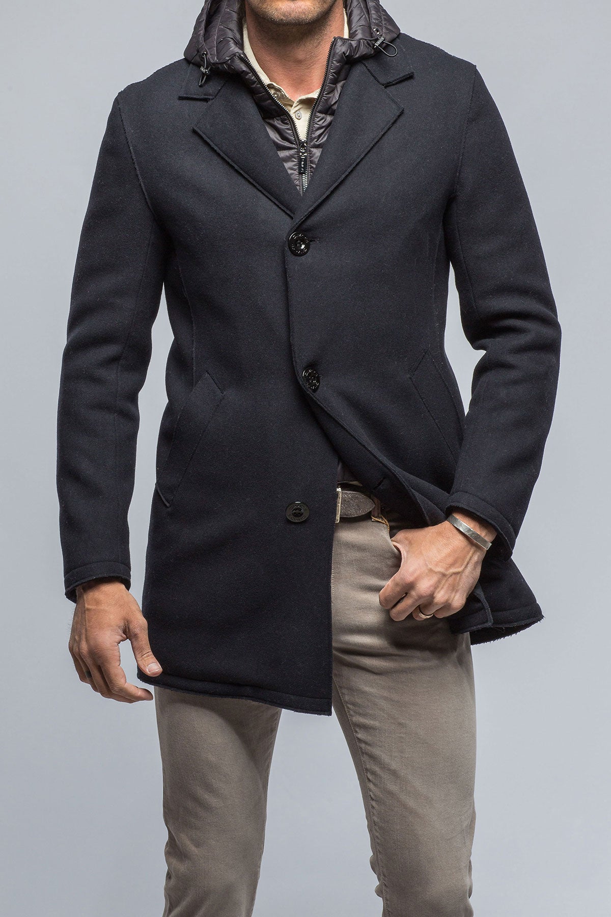 Weatherford Wool Coat | Samples - Mens - Outerwear - Leather | Gimo's
