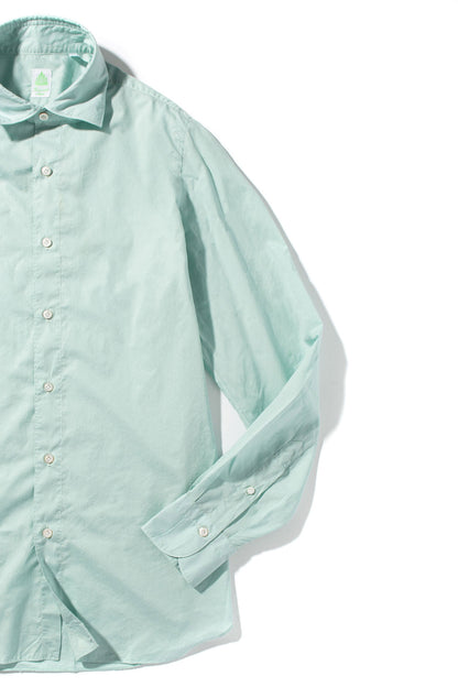 Bornean Superlight Cotton in Green | Mens - Shirts - Dress | Finamore Napoli