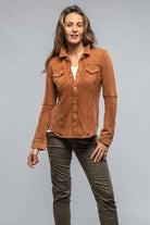 Teton Snap Over-Shirt In Rust | Ladies - Tops | Axels Premium Denim