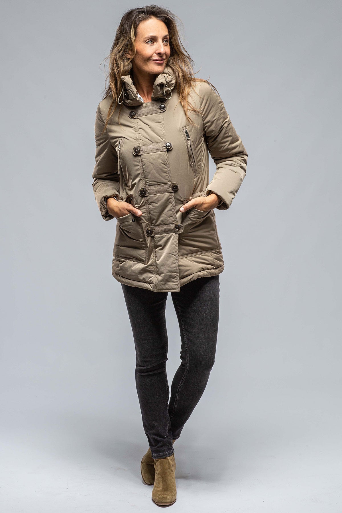 Monica Down Peacoat | Samples - Ladies - Outerwear - Cloth | Gimo's