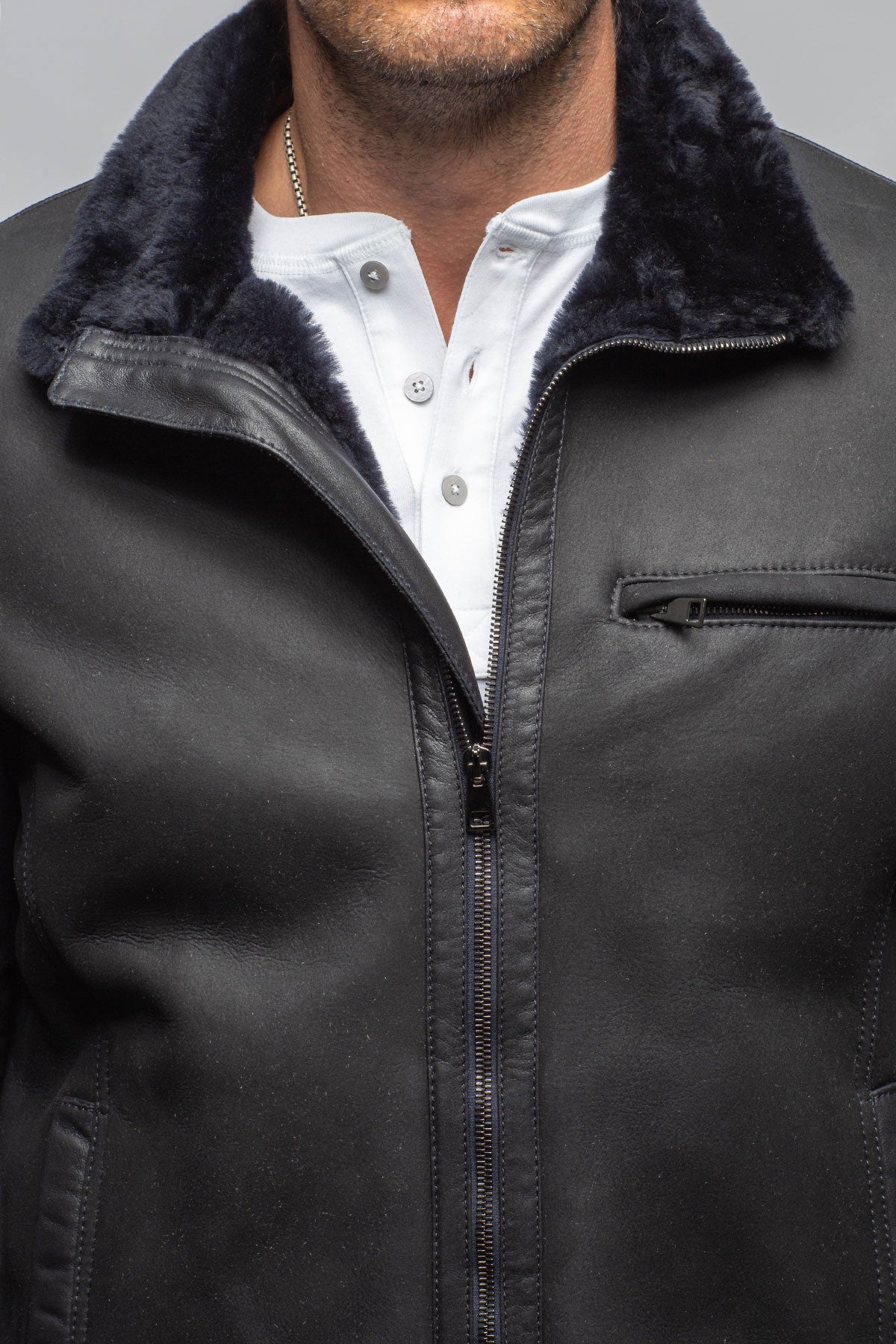 Ryland Shearling | Samples - Mens - Outerwear - Leather | Axel's Florence Collection